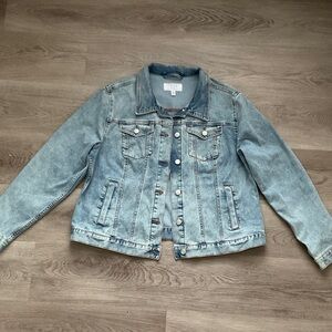 Time and Tru Light Blue Jean Jacket